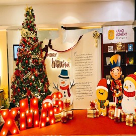 Tiểu cảnh trang trí Noel (mẫu 01)