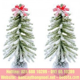 Cây Thông Mini 30cm đầy đủ phụ kiện trang trí