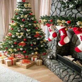 [Combo] Cây thông Noel 2m4 đã trang trí (mã 14)