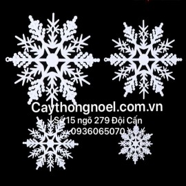 Hoa Tuyết bằng nhựa ( Túi 3 Bông)