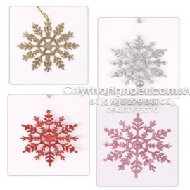 Hình hoa tuyết mạ vàng