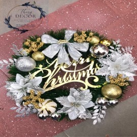 Vòng nguyệt quế Noel 40cm