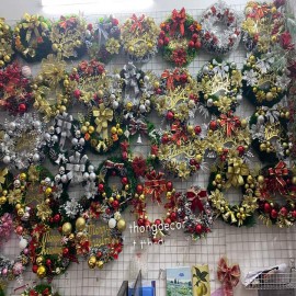 Vòng nguyệt quế Noel 40cm