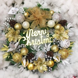 Vòng nguyệt quế Noel cao cấp 